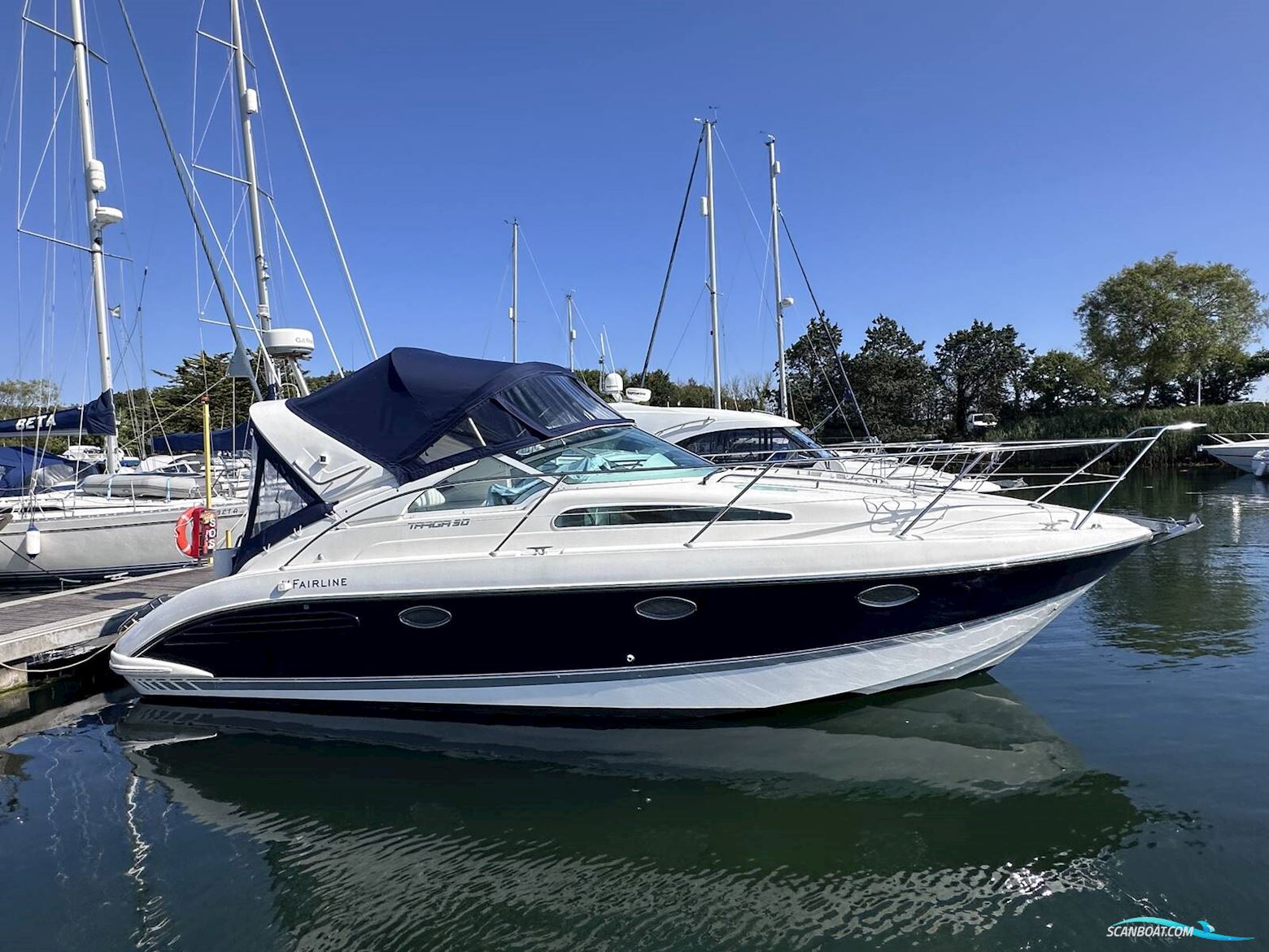 Fairline Targa 30 Motorboten 2000, met Volvo Penta motor, United Kingdom