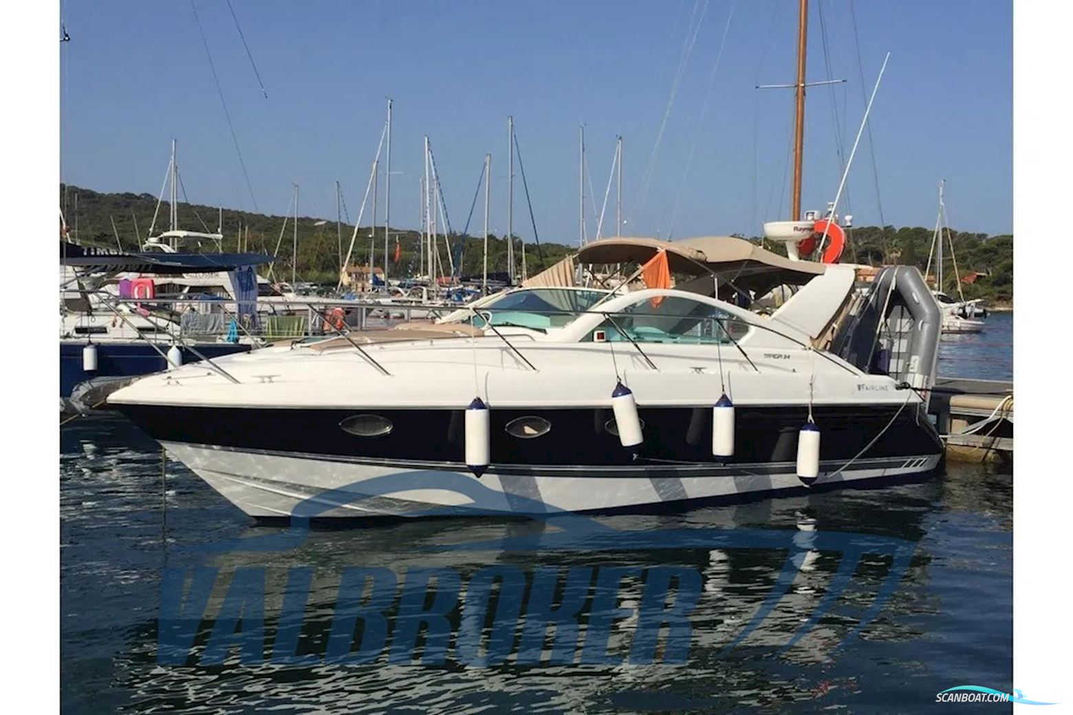 Fairline Targa 34 Motorboten 2001, met Volvo Penta Kad 44 motor, France