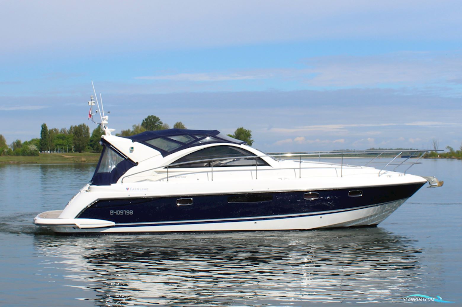Fairline Targa 38 Motorboten 2005, met 2x  Volvo Penta motor, België