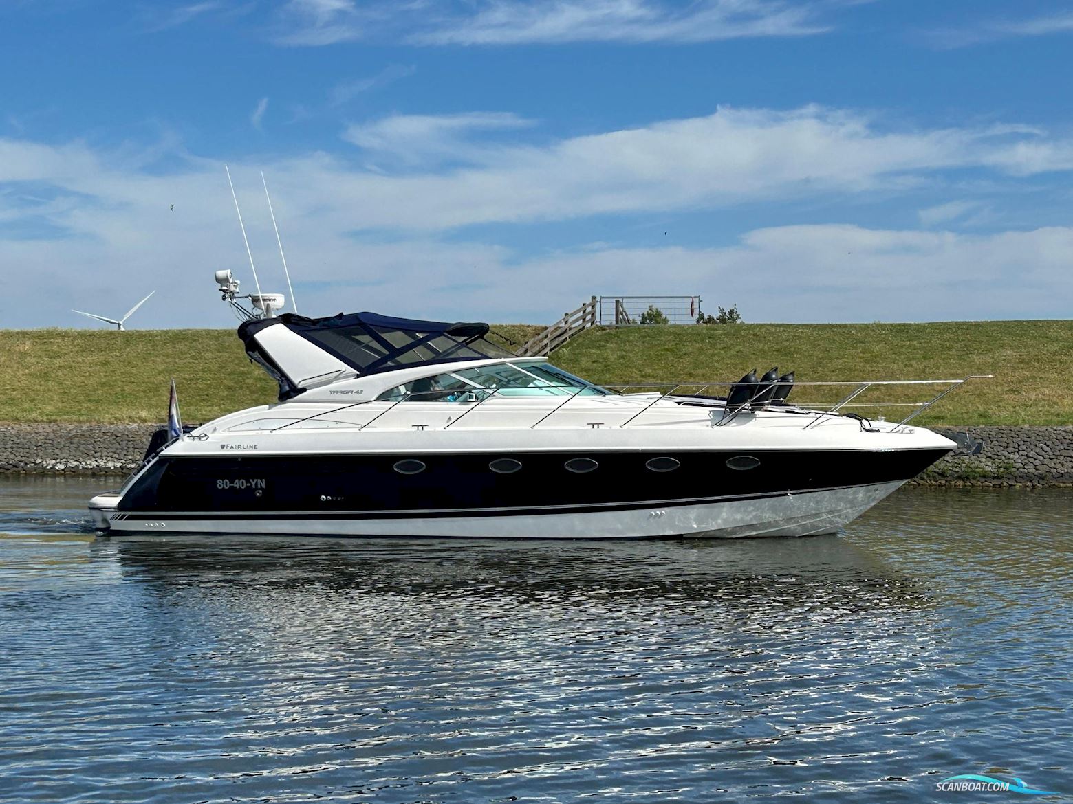Fairline Targa 43 Motorboten 2001, met Volvo Penta  motor, The Netherlands