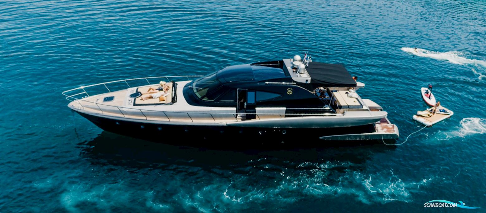 Fashion 68 Hard Top Motorboten 2008, met Mtu 1550 motor, Kroatië