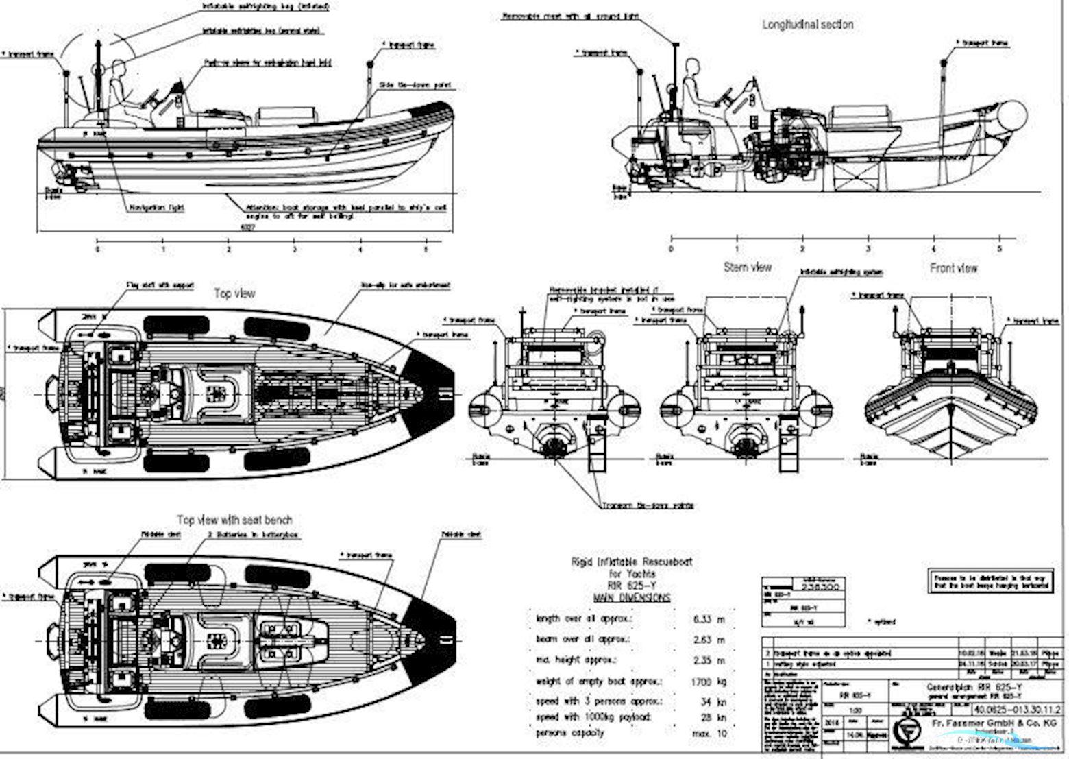 Fassmer Rir-625-Y Rib Tender