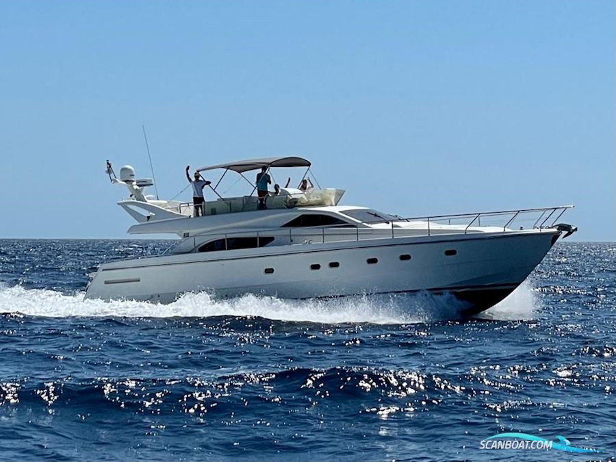 Ferretti 57 Anniversary Edition Motorboten 2001, met Man motor, Italië