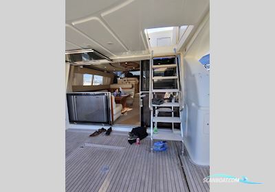 Ferretti 590 Motorboten 2005, met Man V10 motor, Denemarken