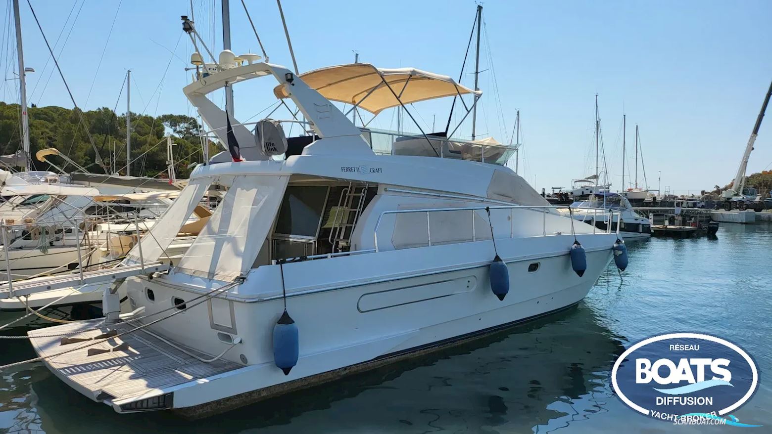 Ferretti Yachts Ferretti 45 Altura Motorboten 1991, met Caterpillar motor, France