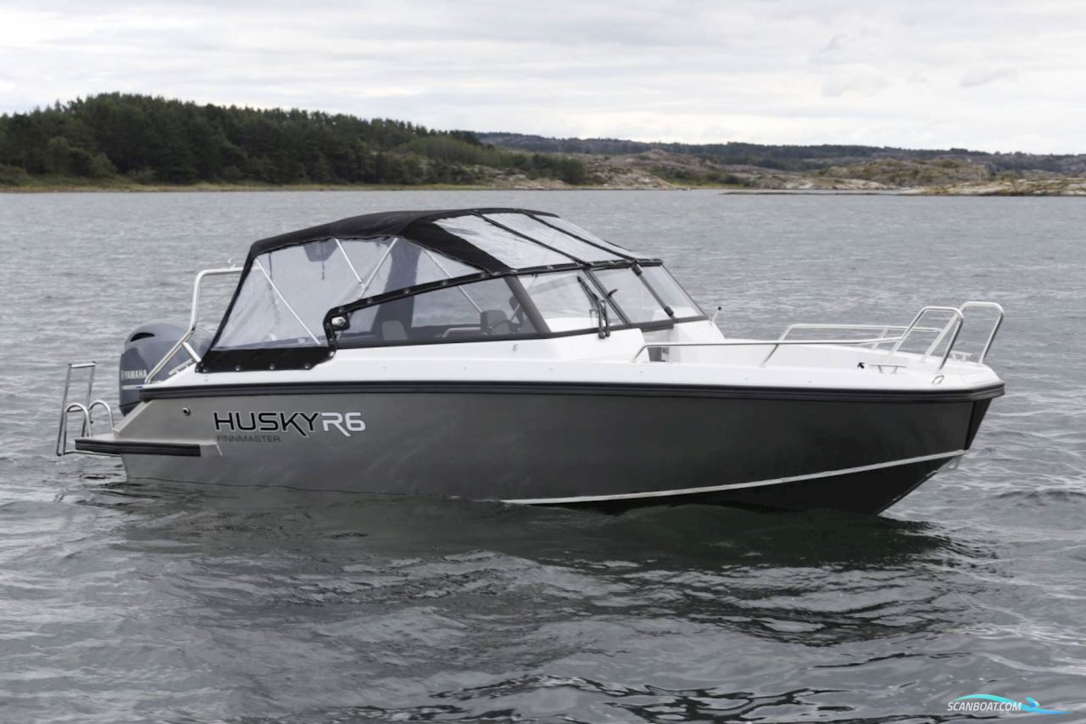 Finnmaster Husky R6 - Yamaha 150/Udstyr Motorboten 2026, met Yamaha F150XB motor, Denemarken
