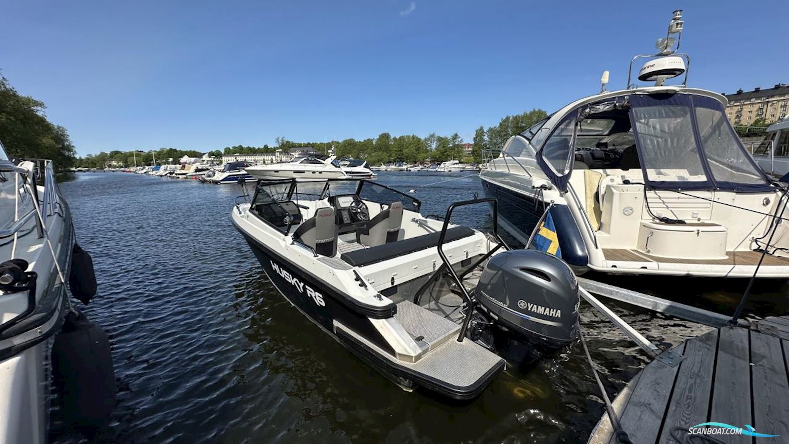Finnmaster Husky R6 Motorboten 2022, met Yamaha motor, Sweden