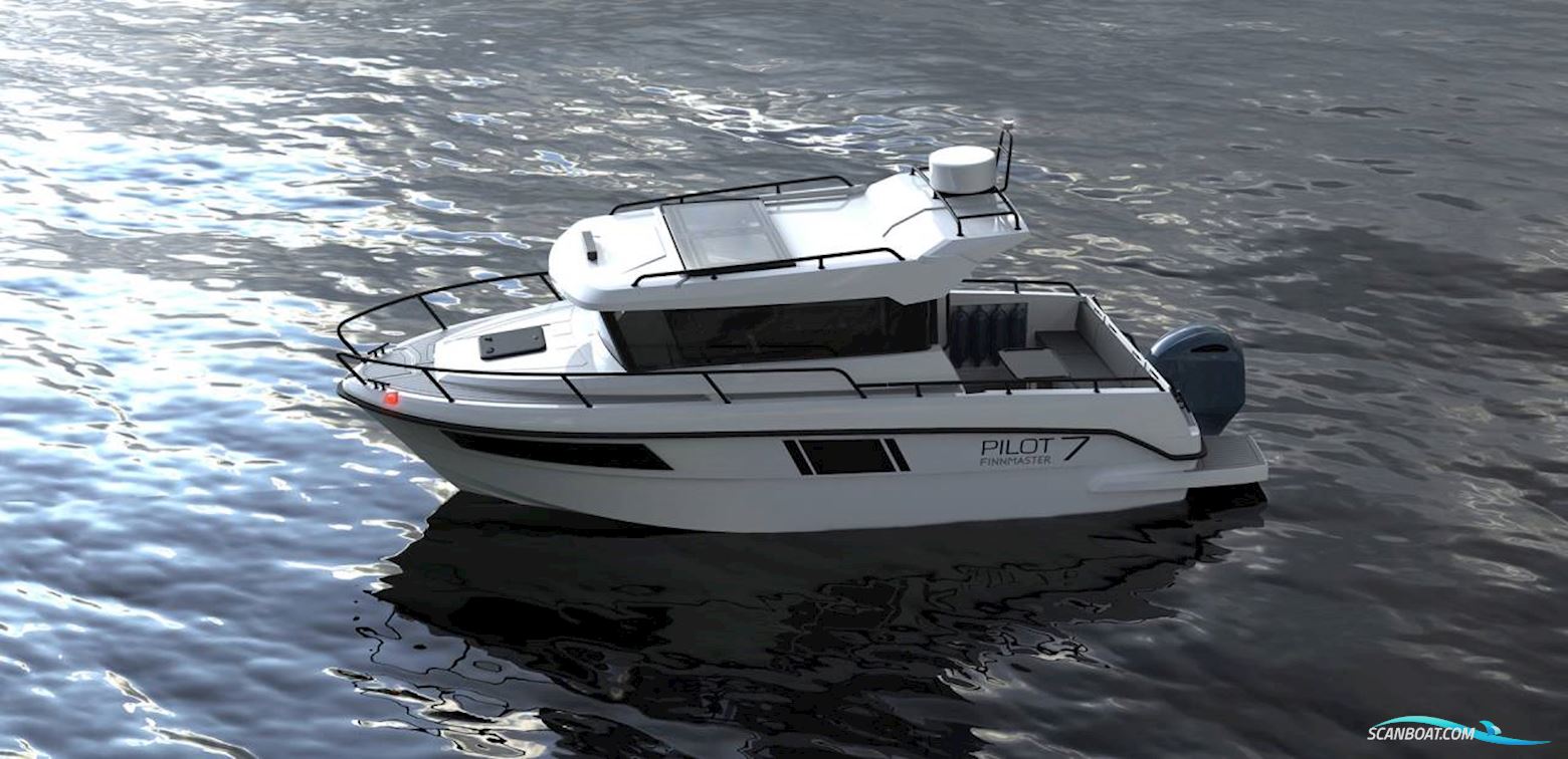 Finnmaster Pilot 7 Weekend Motorboten 2025, met Yamaha F150Xca motor, Denemarken