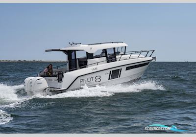 Finnmaster Pilot 8 - Yamaha 2x150 HK/Udstyr Motorboten 2026, met Twin Yamaha F150 motor, Denemarken