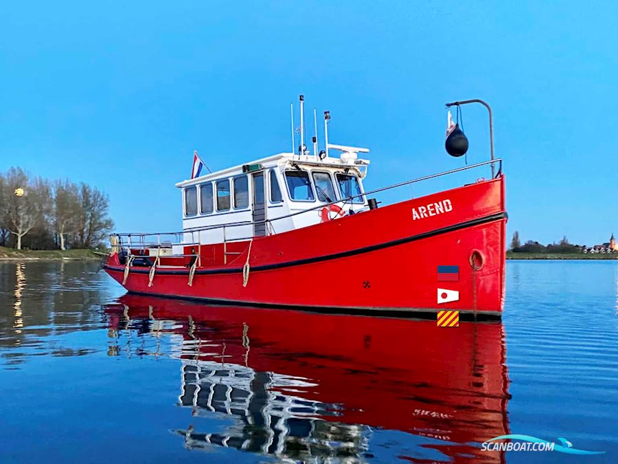 Fishing Inspection Boat Motorboten 1926, met GM Detroit Diesel motor, The Netherlands