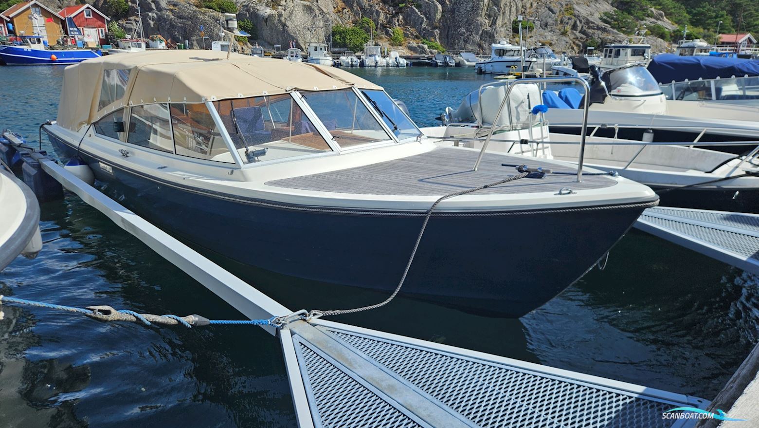 Fjord Hankö terne Motorboten 1991, met Yanmar motor, Sweden