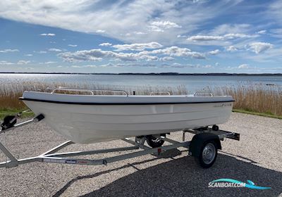 Fjordjollen 390 Fisk, Komplet Sæt, Variant 451, Yamaha F2,5 Motorboten 2026, met Yamaha F2,5 motor, Denemarken