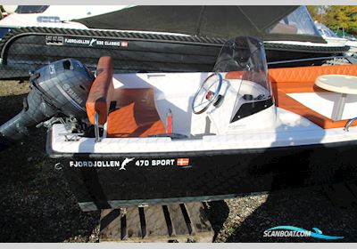 Fjordjollen 470 Sport Motorboten 2022, met Yamaha F25Gel motor, Denemarken
