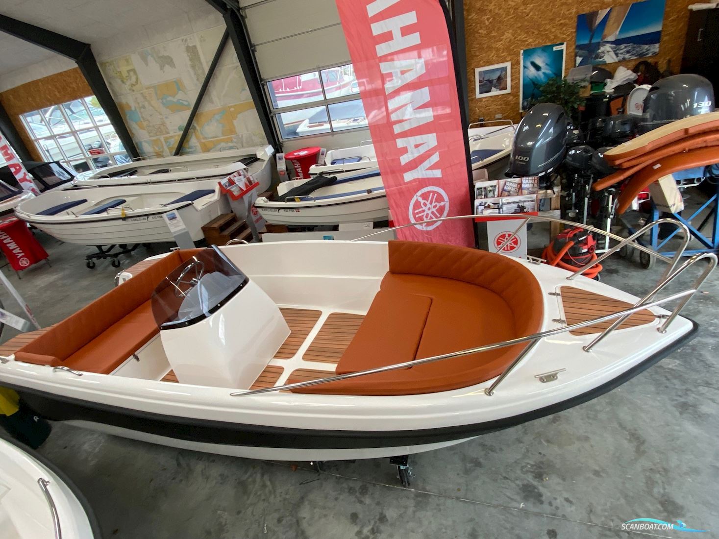 Fjordjollen 490 Sport Motorboten 2024, met Yamaha F30 motor, Denemarken