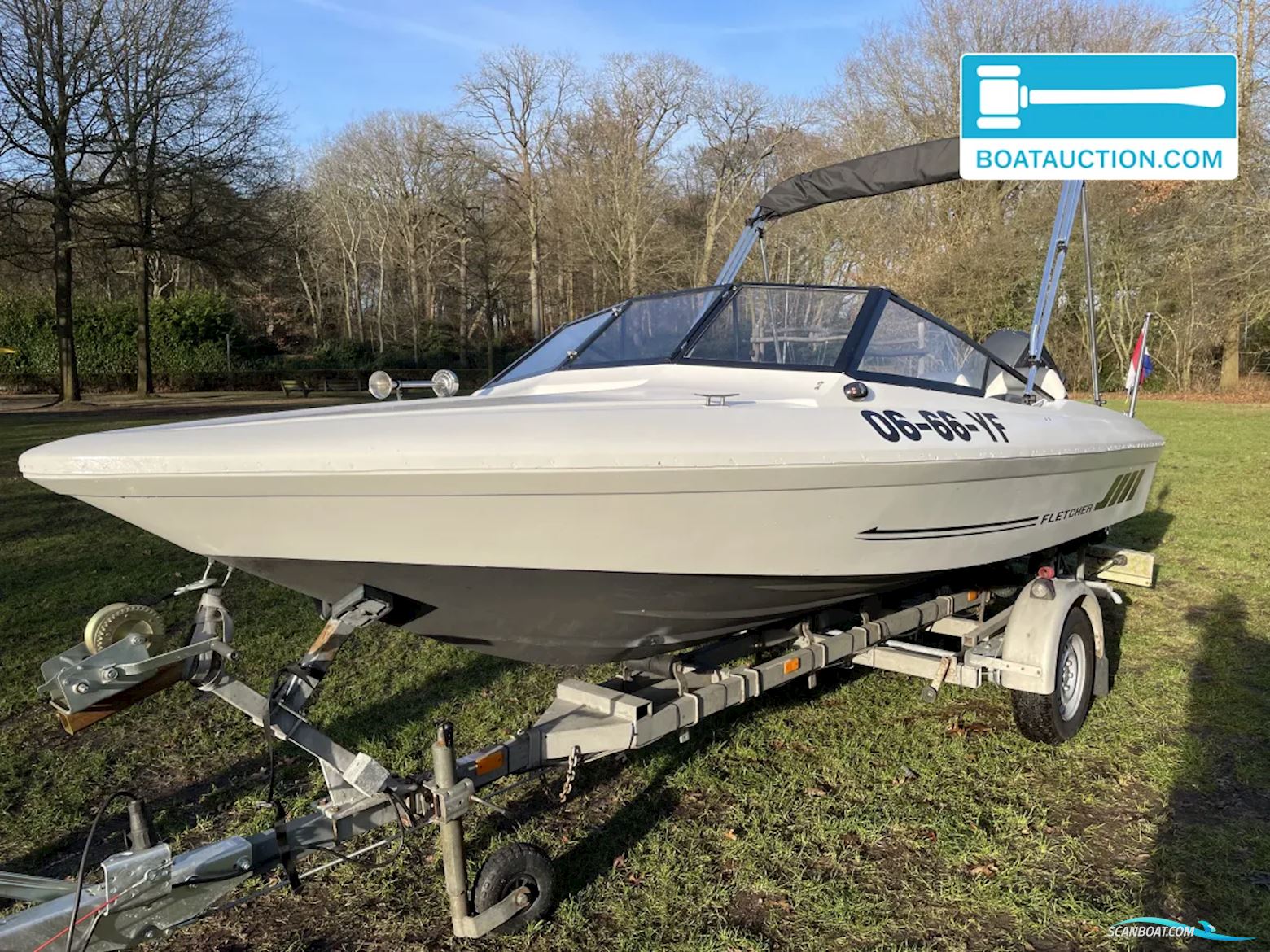 Fletcher Arrowbeau 17 Motorboten 1986, met Suzuki motor, The Netherlands