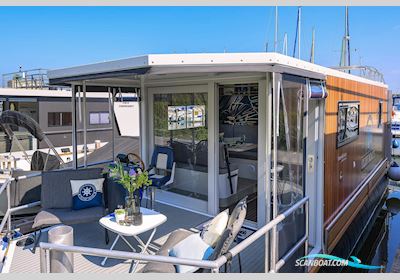 Flexmobil Houseboat Insula Motorboten 2024, met Tohatsu motor, The Netherlands