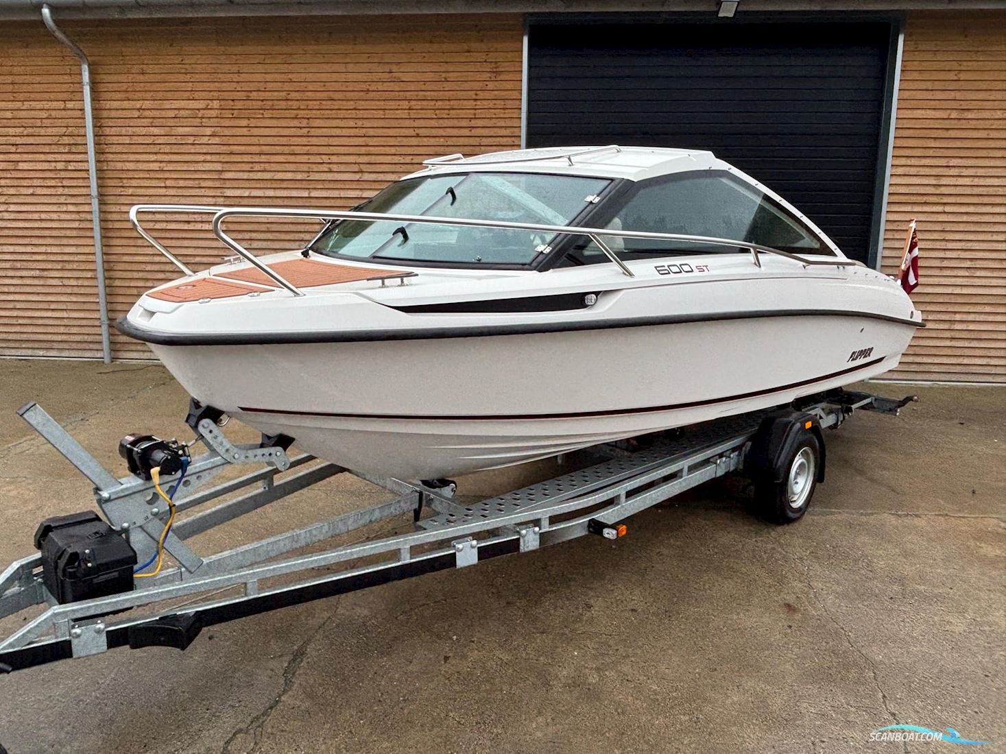 Flipper 600 ST Motorboten 2021, met Mercury 4 stroke motor, Denemarken