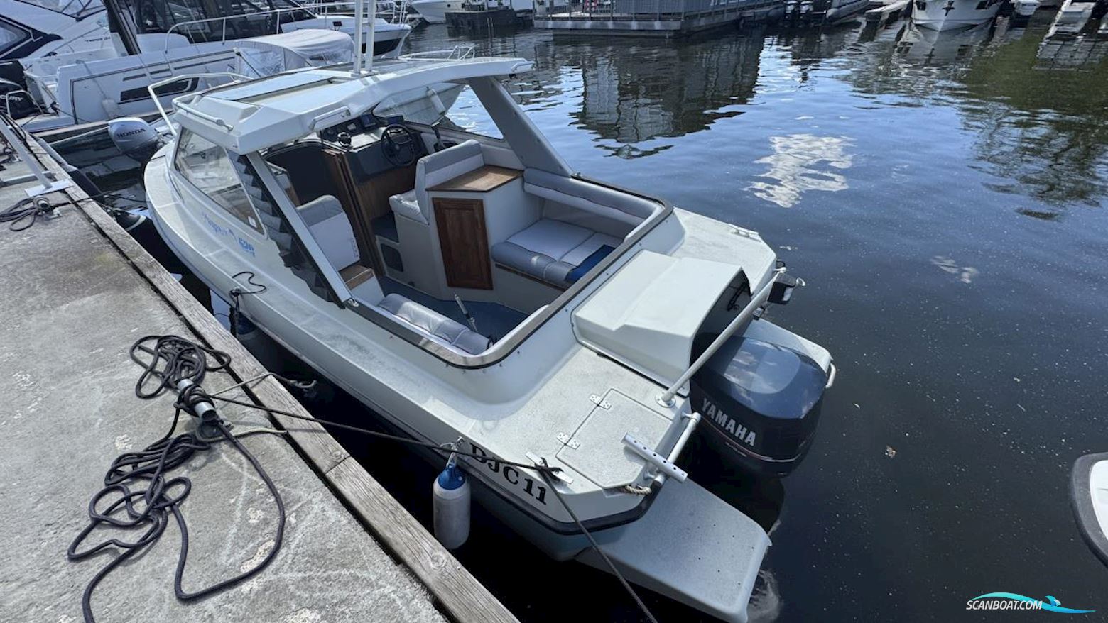 Flipper 620 C Motorboten 1990, met Yamaha motor, Sweden