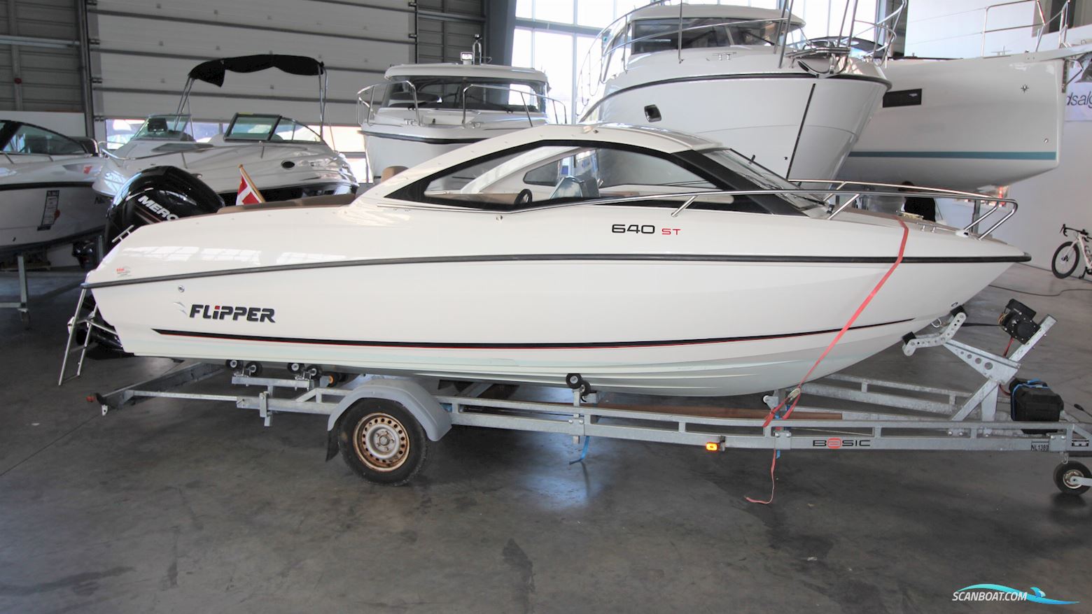 Flipper 640 ST Motorboten 2013, met Mercury motor, Denemarken