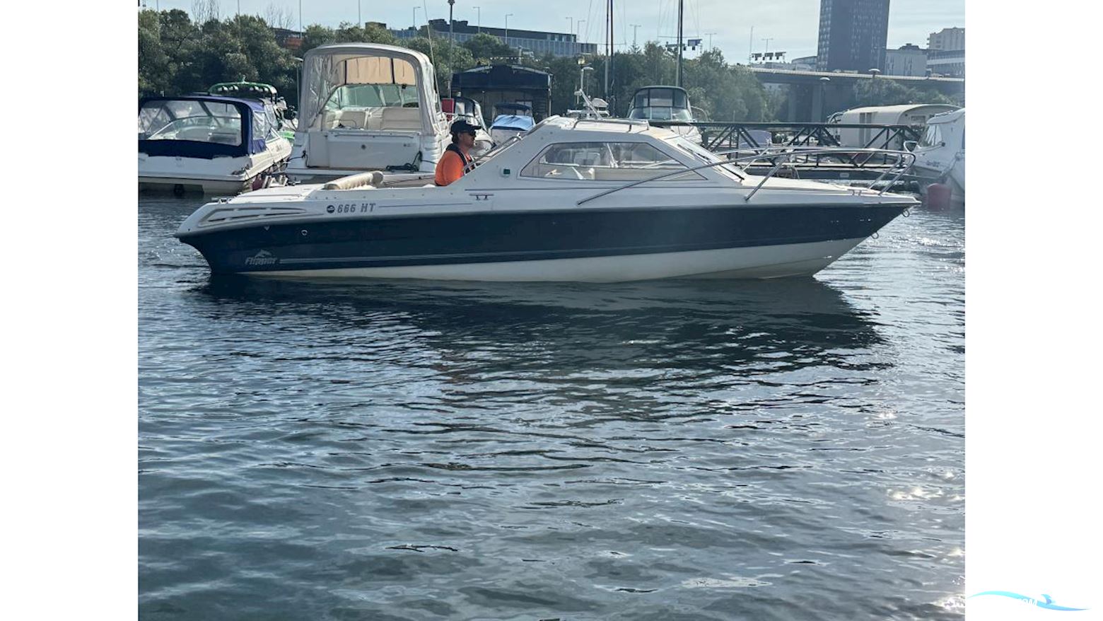 Flipper 666 HT Motorboten 2007, met Mercruiser motor, Sweden