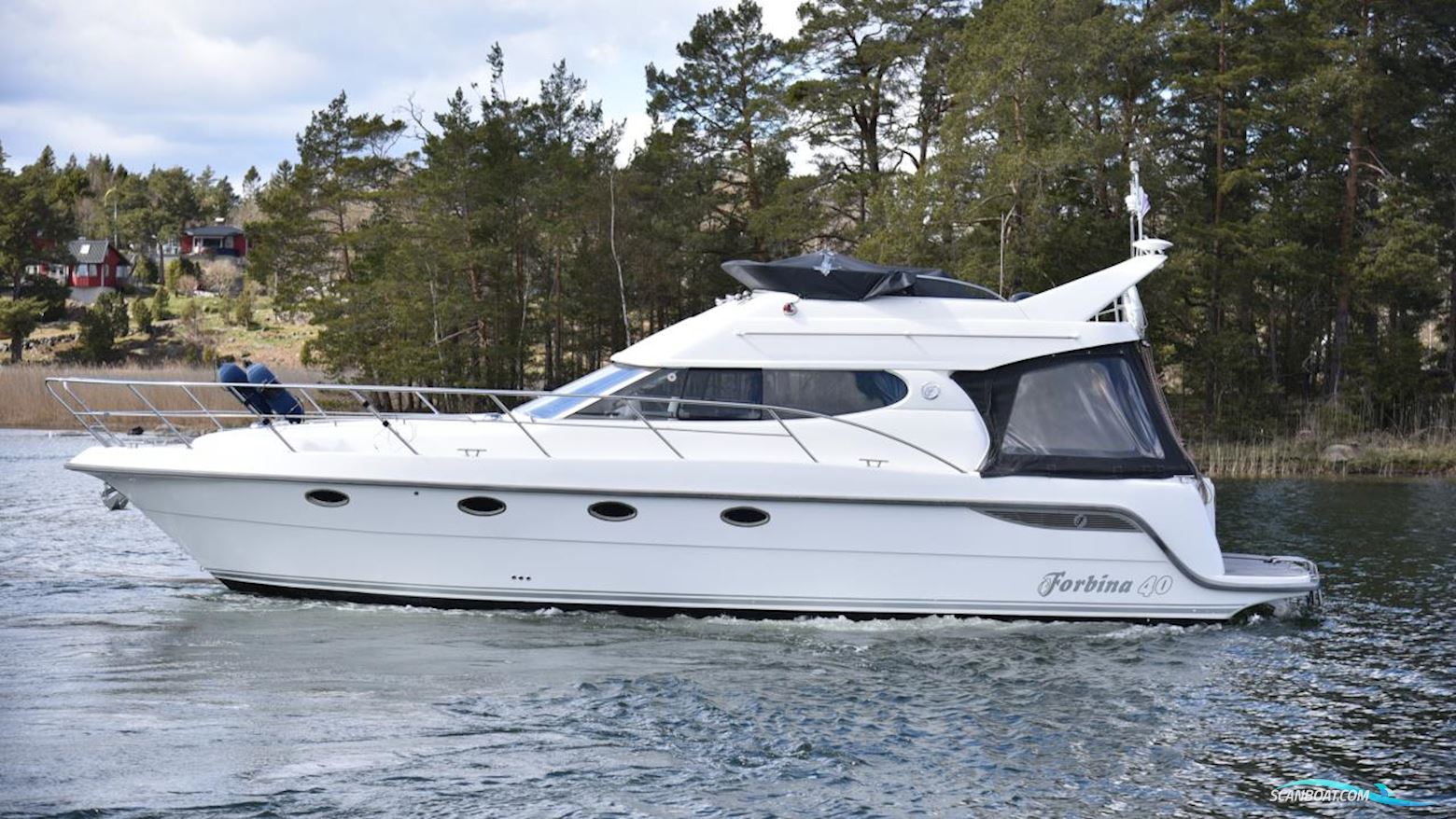 Forbina 40Fly Motorboten 2009, met Volvo Penta motor, Sweden