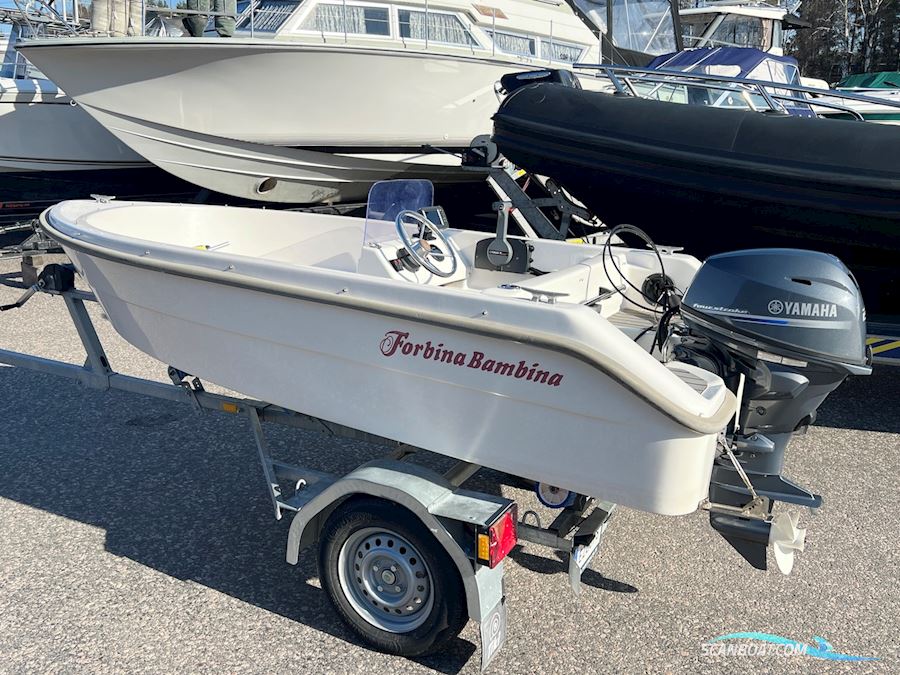 Forbina Bambina Motorboten 2023, met Yamaha F25 motor, Sweden