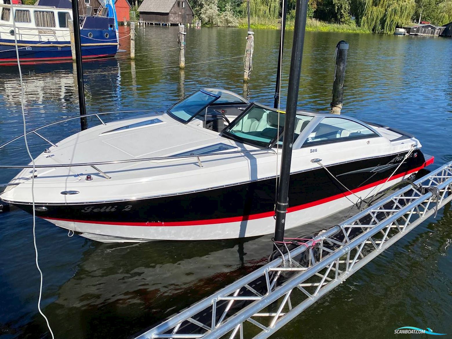 Four Winns S215 Motorboten 2012, met 6.3 L Mercury 383 Mag (Stroker) motor, Duitsland