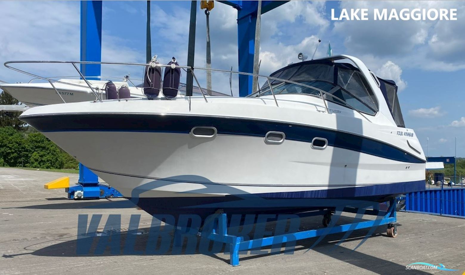 Four Winns Vista 298 Motorboten 2000, met Volvo Penta 5,0 Gi motor, Italië