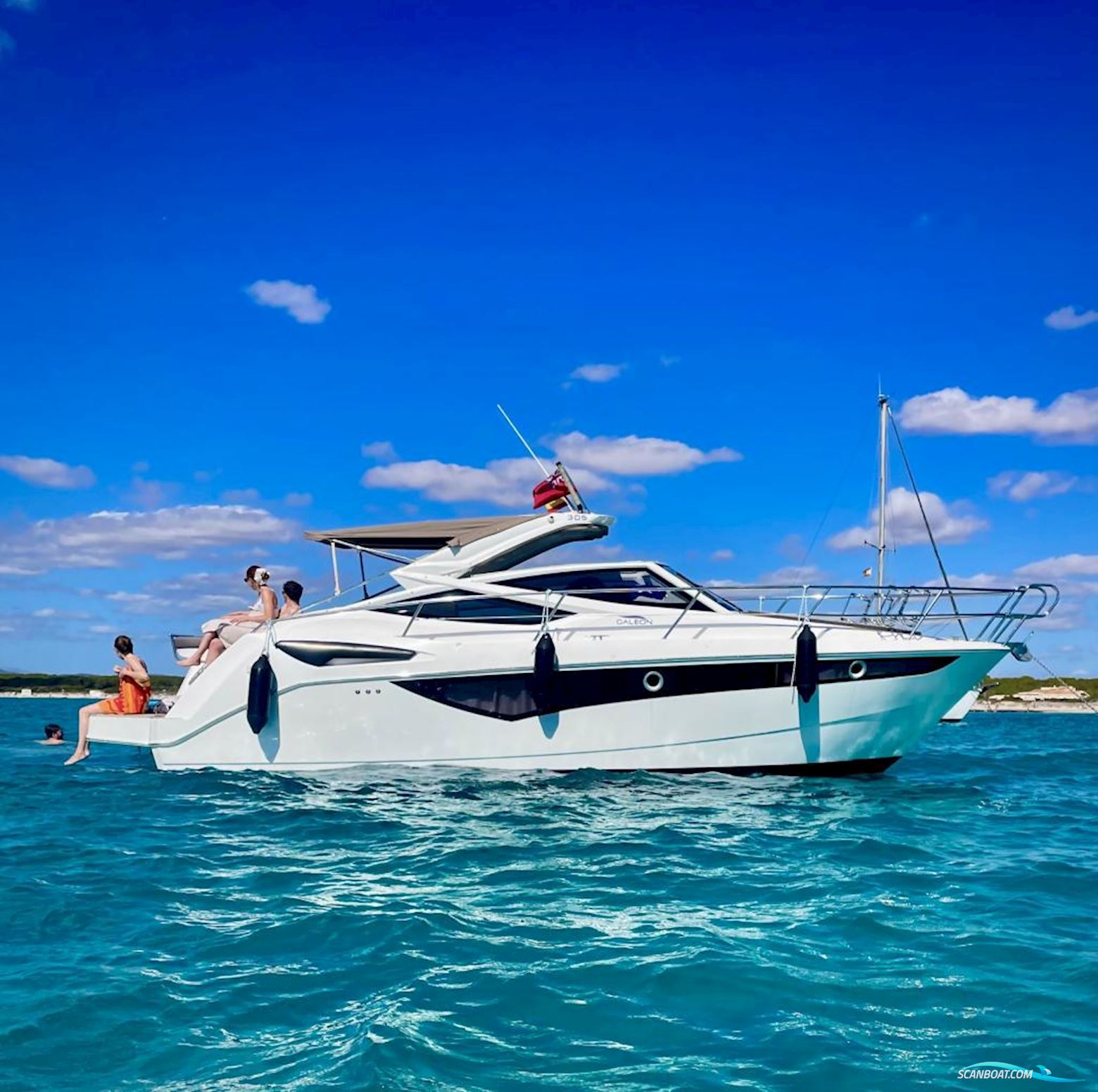 Galeon 305 Open Motorboten 2018, met Volvo Penta D4-300 motor, Spain