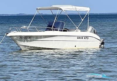Galia 475 Open Motorboten 2002, met Honda 50 motor, Denemarken