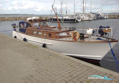 Gambøt 35 Motorboten 1967, met Ford Thornycorft motor, Denemarken