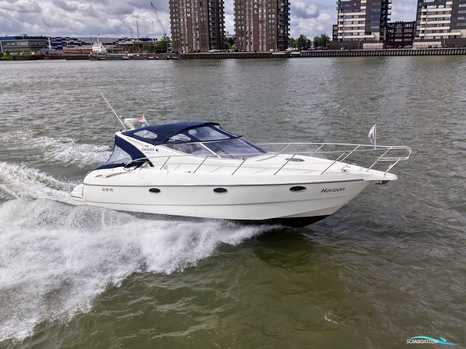 Gobbi 345 SC Motorboten 2002, met Volvo motor, The Netherlands