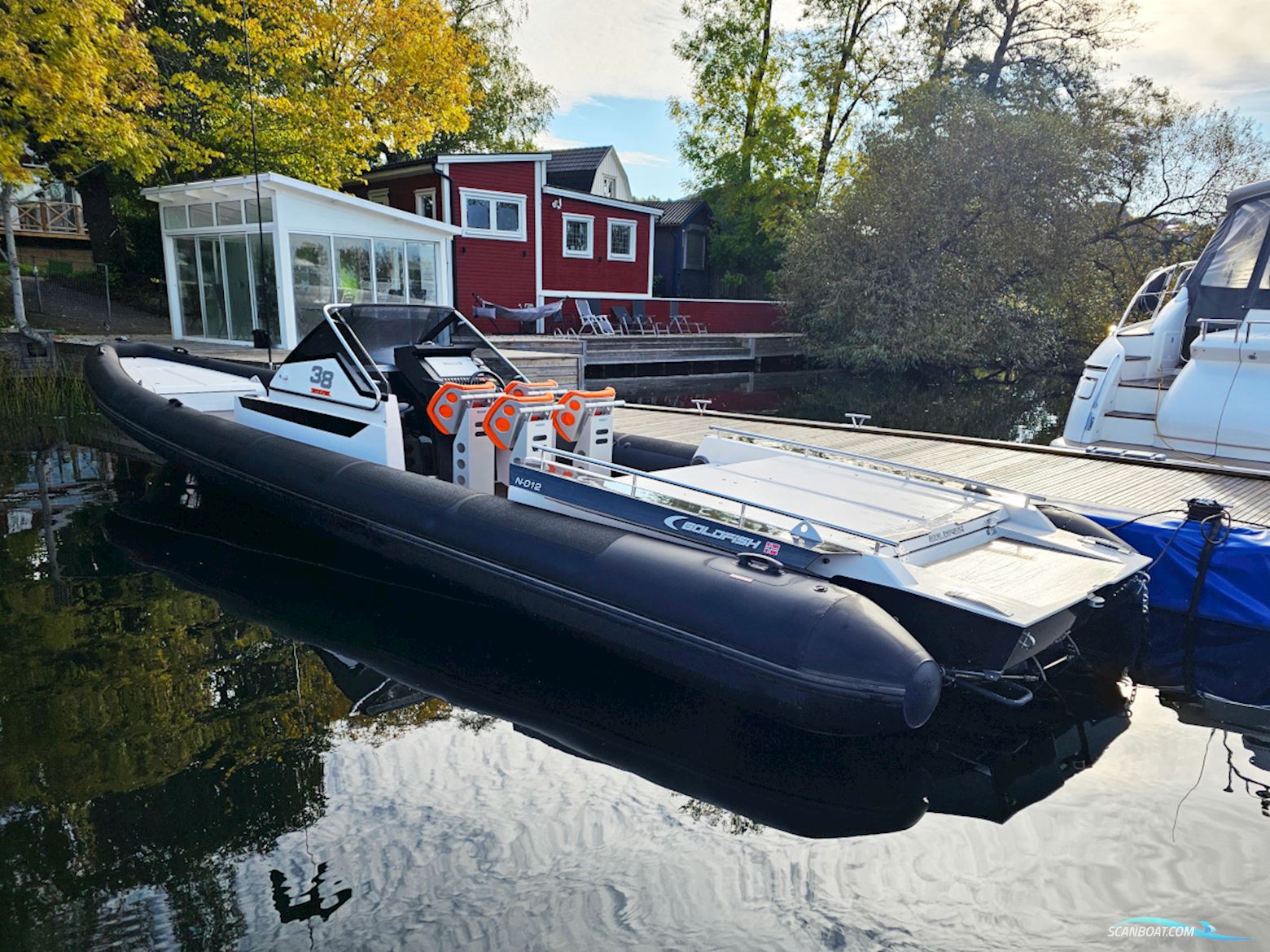 Goldfish 38 Supersport Motorboten 2017, met Mercury Tdi 4.2L 370 V8 motor, Sweden