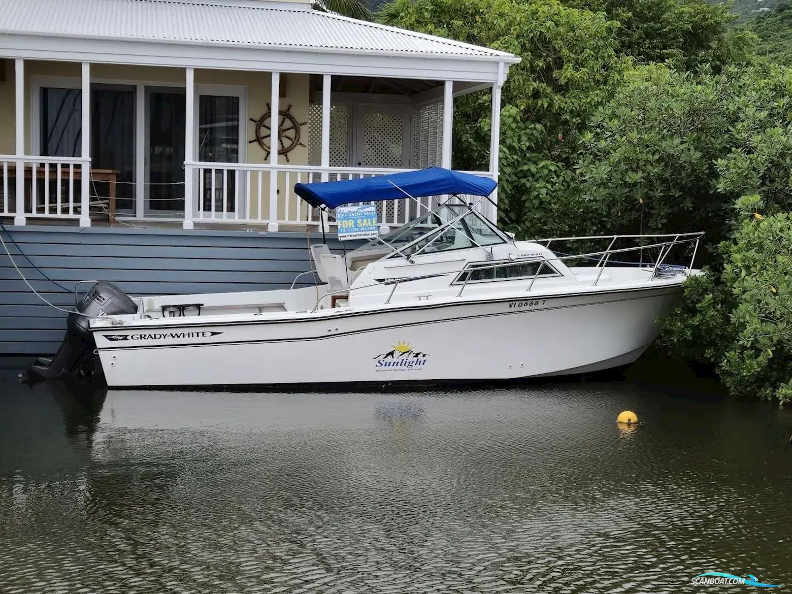 GRADY WHITE 25 Sailfish Motorboten 1987, met Yamaha motor, Virgin Islands