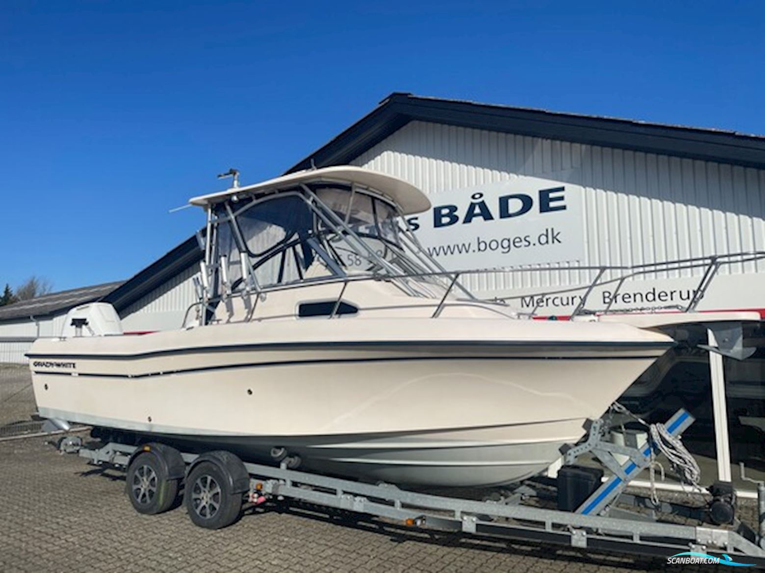 Grandy White Gulfstream 232 Med ny 400 hk Mercury Verado V10 XL CF