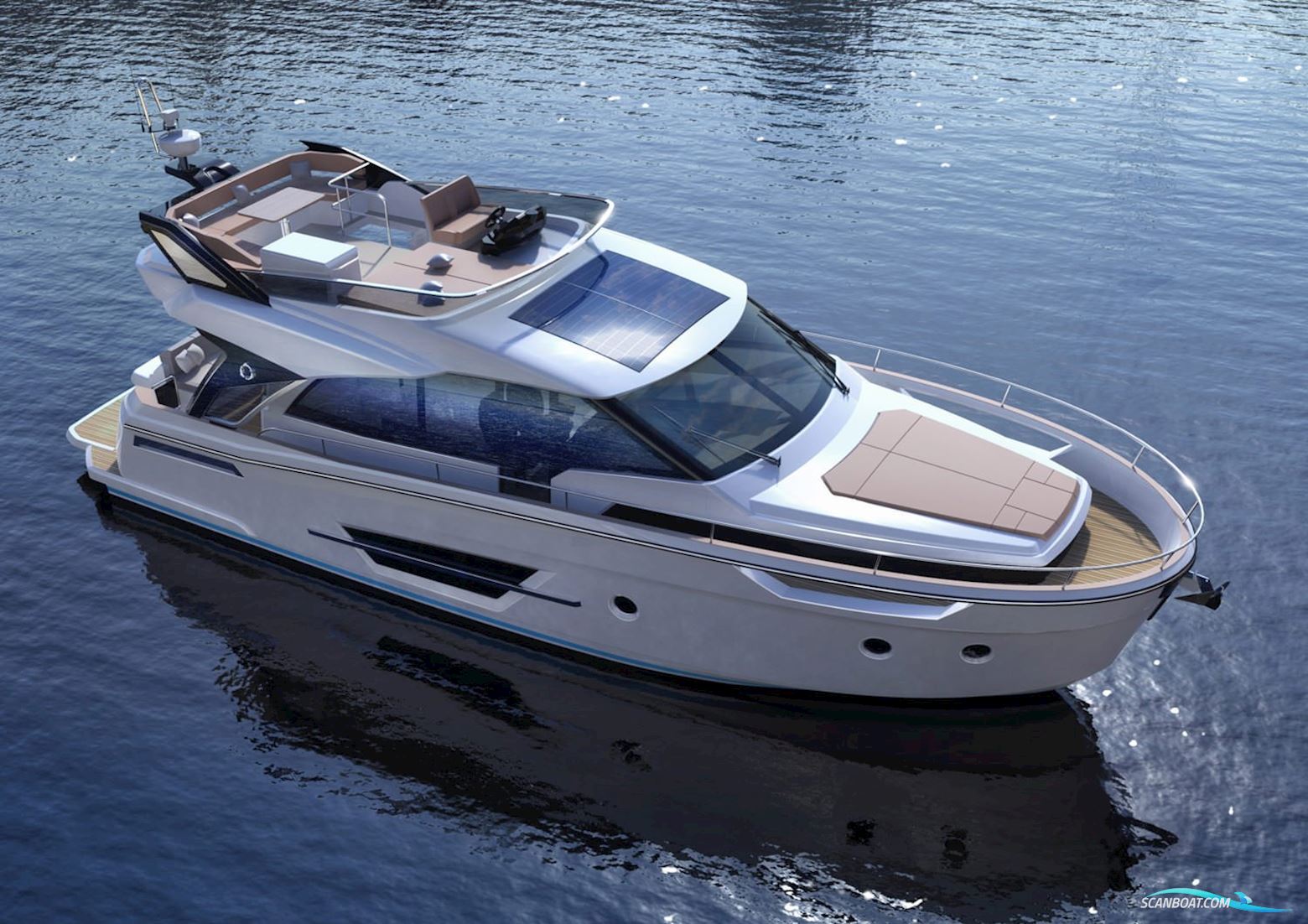 Greenline 45 Fly Motorboten 2022, met 2 x Yanmar 8LV370 motor, Denemarken