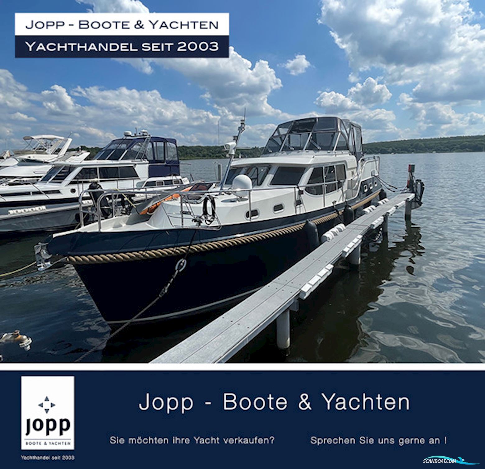 Gruno 37 Classic Excellent Motorboten 2019, met Sole SM 105 - 6 Zylinder motor, Duitsland