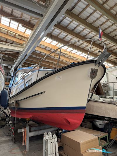 Hatecke Motorboot Motorboten 1978, met Mercedes OM 636 motor, Duitsland