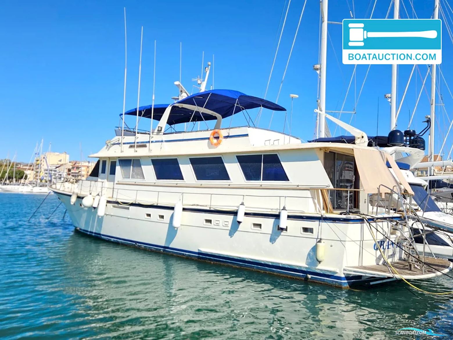 Hatteras 72 Motorboten 1985, met Detroit Diesel motor, Spain
