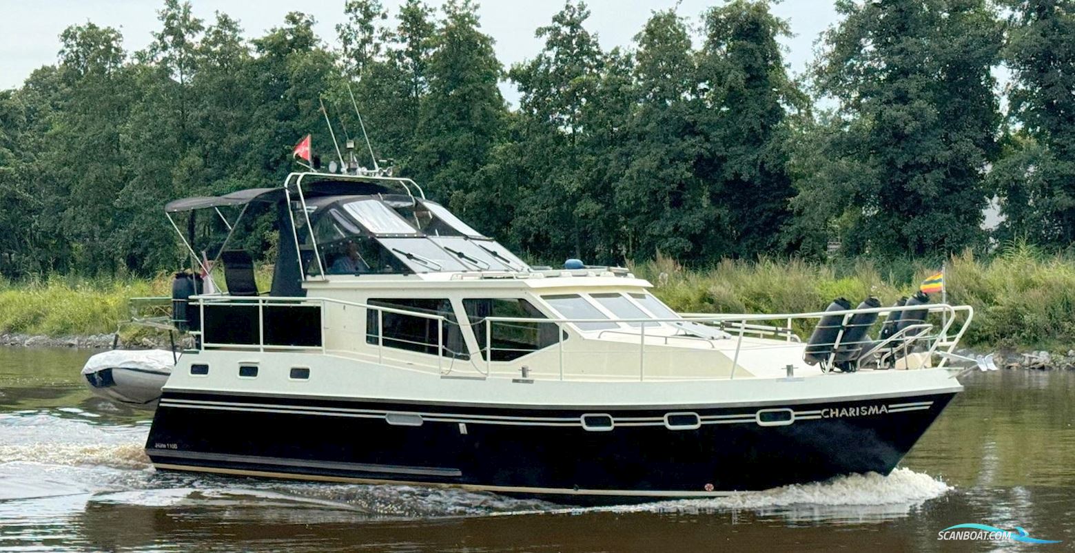 Hemmes Kruiser J-Line 11.00 AK Cabrio Motorboten 1994, met Ford motor, The Netherlands