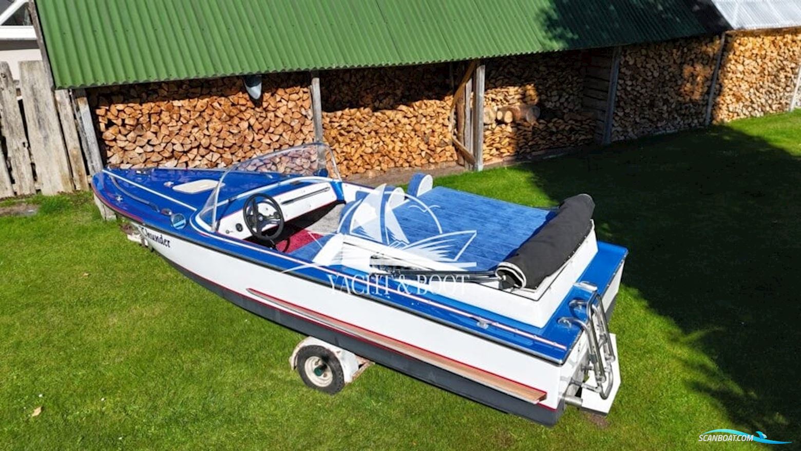 Hersteller unbekannt Unikat / Spezialanfertigung Motorboten 1984, met Wartburg motor, Duitsland