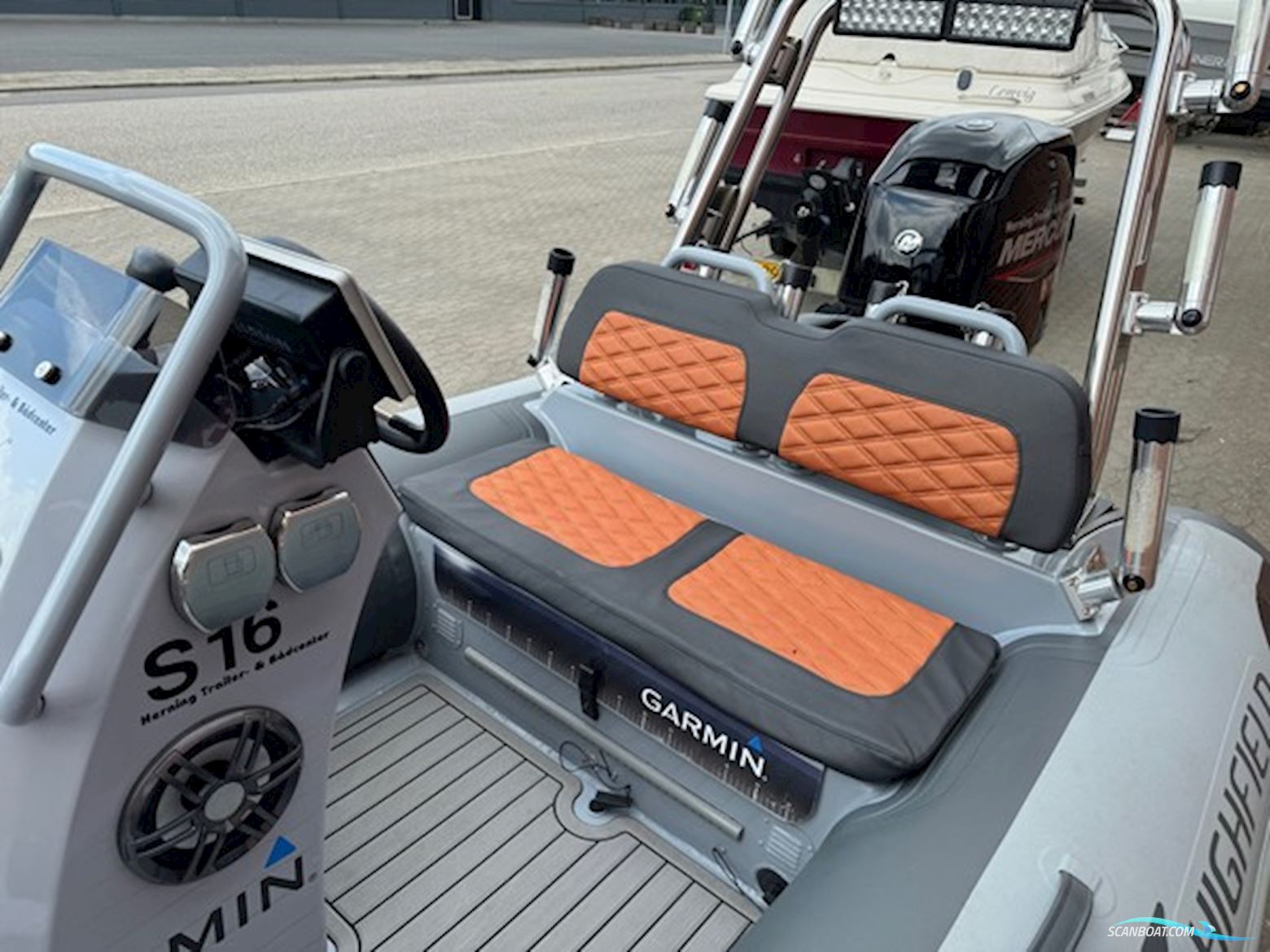 Highfield CL380DL m/Mercury F60 hk EFI 4-takt og Brenderup trailer - NU NEDSAT KR. 15.000,- !