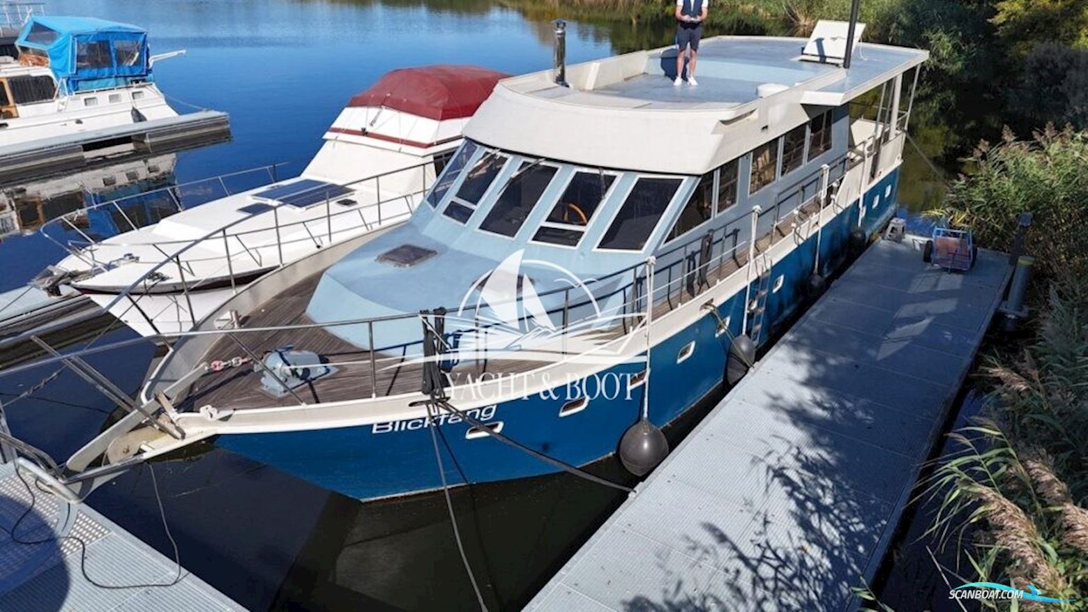 holländischer Werftbau Motoryacht Motorboten 1983, met Ford Lehmann motor, Duitsland