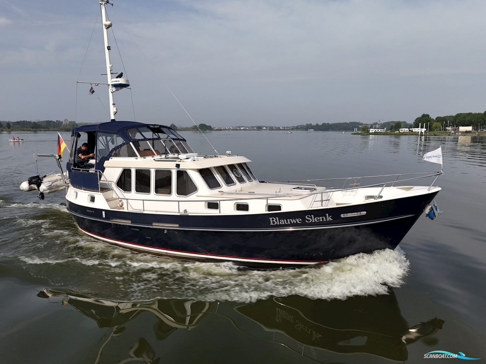 Holterman Kotter 43 AK Cabrio Motorboten 1997, met Iveco Aifo motor, The Netherlands
