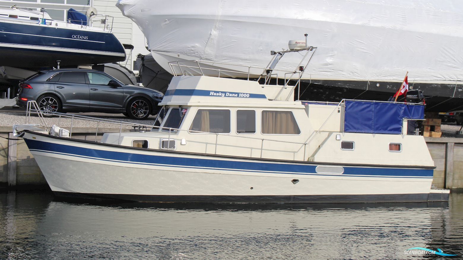 Husky Dane 1000 Motorboten 2002, met Volvo Penta motor, Denemarken