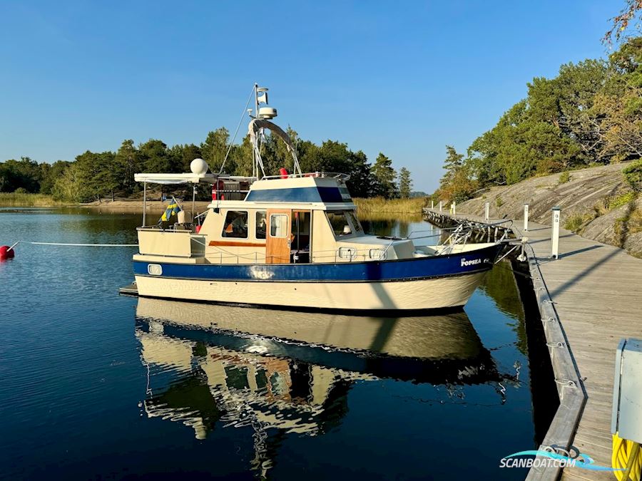Husky Dane 900 Motorboten 1985, met Yanmar 4JH4 motor, Sweden