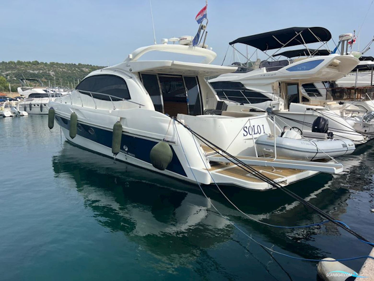Innovazioni & Progetti „Alena 48“ Motorboten 2007, met Volvo Penta IPS 600 motor, Kroatië