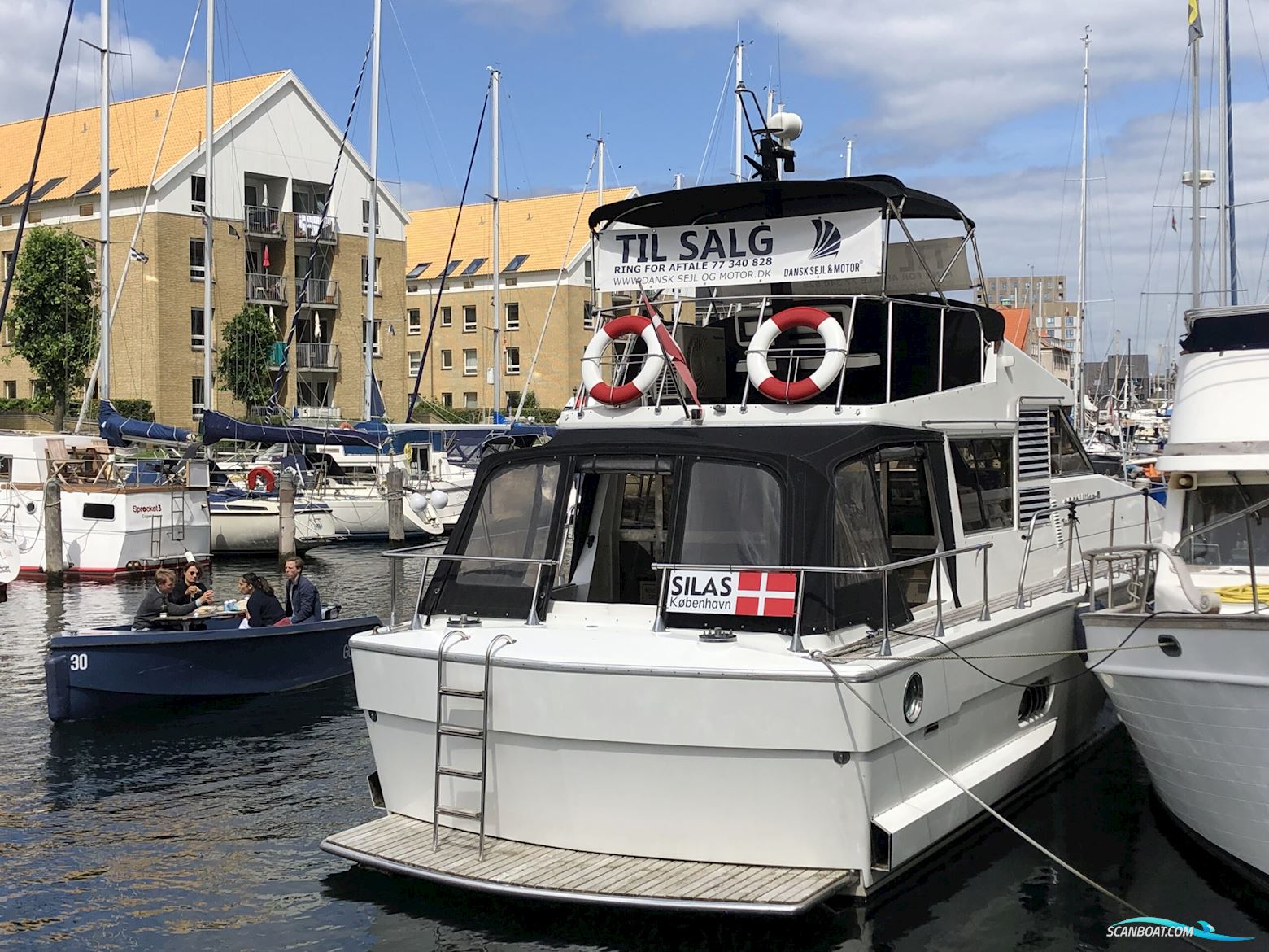 Italiensk Yacht 47 / Kajplads i KBH Centrum