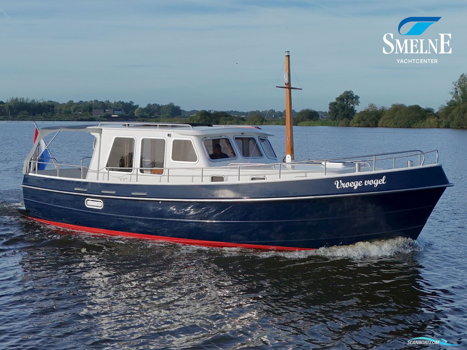 Jachtwerf Klappe Stevenvlet 1140 OK Motorboten 2005, met Mitsubishi, S6S motor, The Netherlands