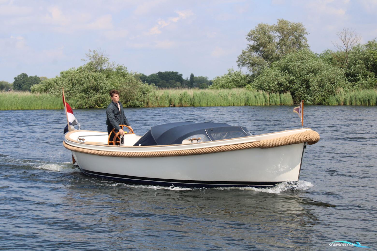 Jan Van Gent 8.20 OK Sloep Motorboten 2001, met Vetus M4.17 motor, The Netherlands